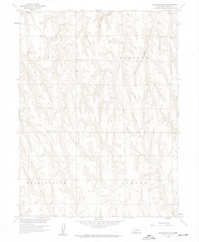 United States Geological Survey Wilsonville NE, NE (1958, 24000-Scale) digital map