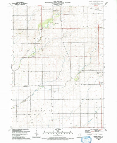 United States Geological Survey Wilton Center, IL (1990, 24000-Scale) digital map