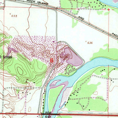 United States Geological Survey Wilton, IA (1953, 24000-Scale) digital map