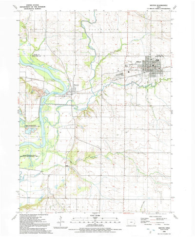 United States Geological Survey Wilton, IA (1991, 24000-Scale) digital map