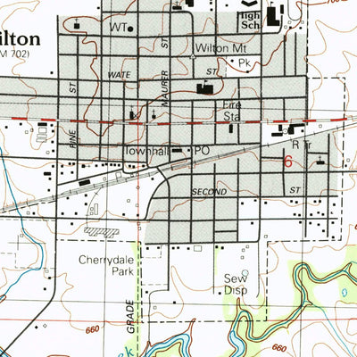 United States Geological Survey Wilton, IA (1991, 24000-Scale) digital map