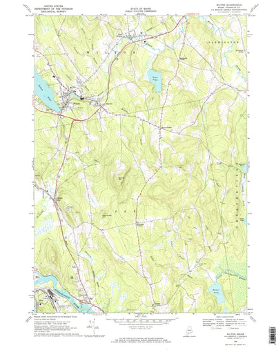 United States Geological Survey Wilton, ME (1968, 24000-Scale) digital map
