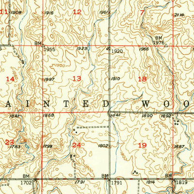 United States Geological Survey Wilton, ND (1950, 62500-Scale) digital map