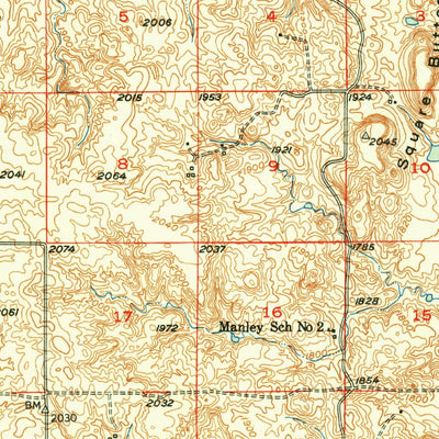 United States Geological Survey Wilton, ND (1950, 62500-Scale) digital map