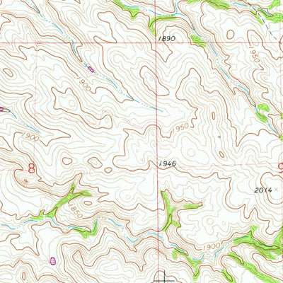United States Geological Survey Wilton SE, ND (1966, 24000-Scale) digital map