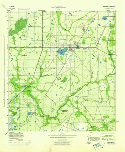 United States Geological Survey Wimauma, FL (1944, 31680-Scale) digital map