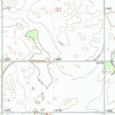 United States Geological Survey Wimbledon, ND (1961, 24000-Scale) digital map