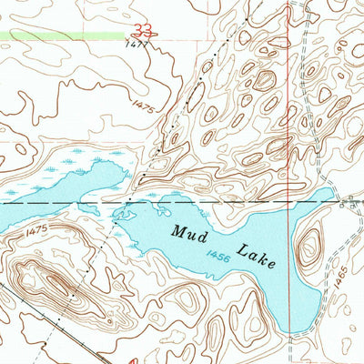 United States Geological Survey Wimbledon, ND (1961, 24000-Scale) digital map