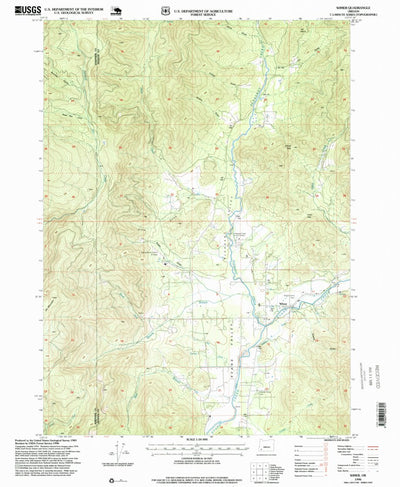 United States Geological Survey Wimer, OR (1996, 24000-Scale) digital map