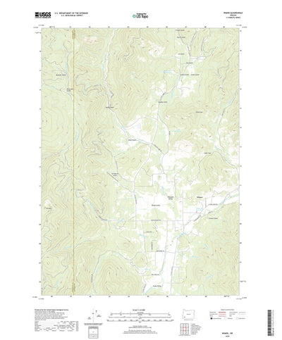 United States Geological Survey Wimer, OR (2020, 24000-Scale) digital map