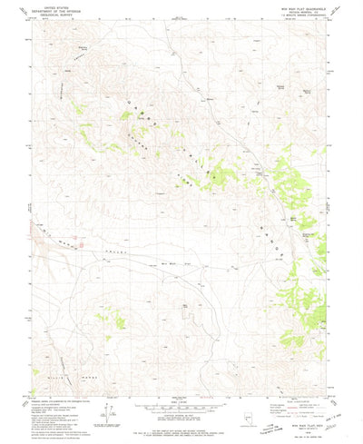 United States Geological Survey Win Wan Flat, NV (1979, 24000-Scale) digital map