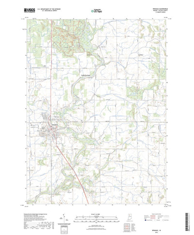 United States Geological Survey Winamac, IN (2022, 24000-Scale) digital map