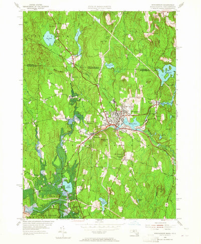 United States Geological Survey Winchendon, MA-NH (1954, 24000-Scale) digital map