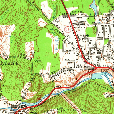United States Geological Survey Winchendon, MA-NH (1954, 24000-Scale) digital map