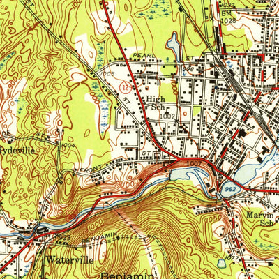 United States Geological Survey Winchendon, MA-NH (1954, 31680-Scale) digital map