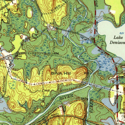 United States Geological Survey Winchendon, MA-NH (1954, 31680-Scale) digital map