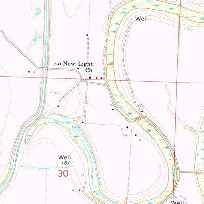 United States Geological Survey Winchester, AR (1969, 24000-Scale) digital map