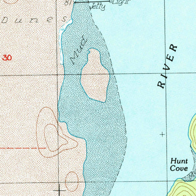 United States Geological Survey Winchester Bay, OR (1985, 24000-Scale) digital map