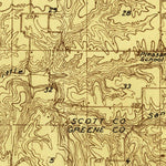 United States Geological Survey Winchester, IL (1924, 48000-Scale) digital map