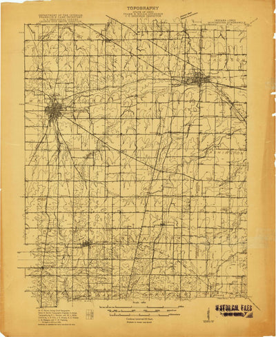 United States Geological Survey Winchester, IN-OH (1916, 48000-Scale) digital map