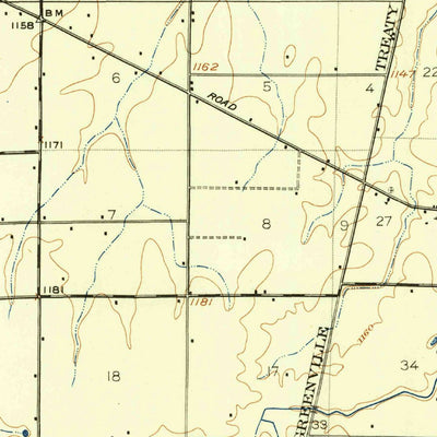 United States Geological Survey Winchester, IN-OH (1916, 62500-Scale) digital map