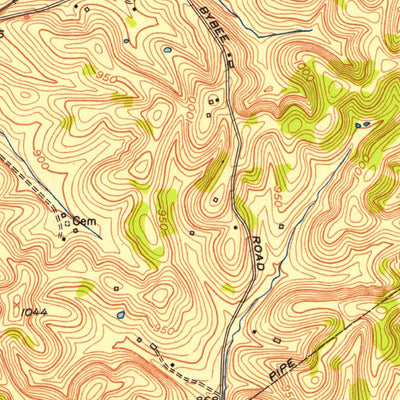 United States Geological Survey Winchester, KY (1952, 24000-Scale) digital map