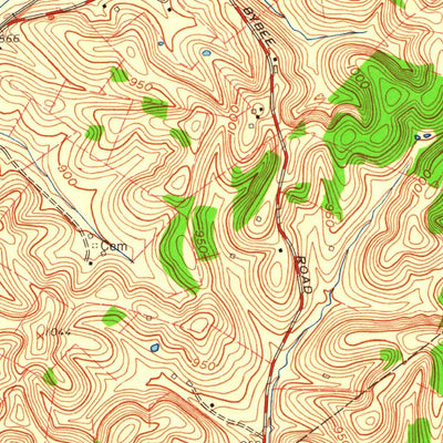 United States Geological Survey Winchester, KY (1959, 24000-Scale) digital map