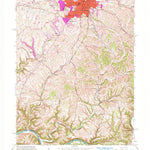 United States Geological Survey Winchester, KY (1965, 24000-Scale) digital map