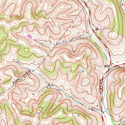 United States Geological Survey Winchester, KY (1965, 24000-Scale) digital map