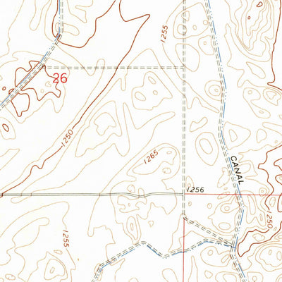 United States Geological Survey Winchester NE, WA (1966, 24000-Scale) digital map