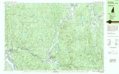 United States Geological Survey Winchester, NH-VT (1984, 25000-Scale) digital map