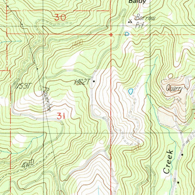 United States Geological Survey Winchester, OR (1987, 24000-Scale) digital map