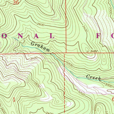 United States Geological Survey Winchester Peak, WA (1968, 24000-Scale) digital map