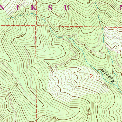 United States Geological Survey Winchester Peak, WA (1968, 24000-Scale) digital map