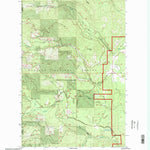 United States Geological Survey Winchester Peak, WA (1992, 24000-Scale) digital map
