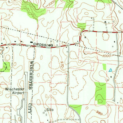 United States Geological Survey Winchester, TN (1971, 24000-Scale) digital map