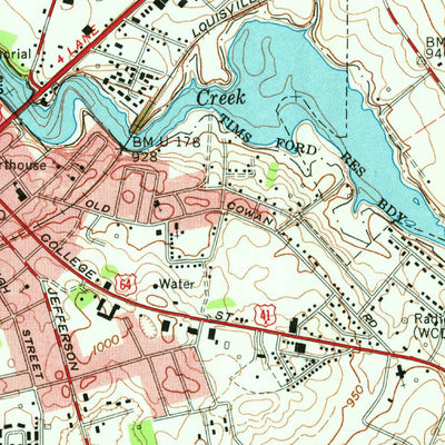 United States Geological Survey Winchester, TN (1971, 24000-Scale) digital map
