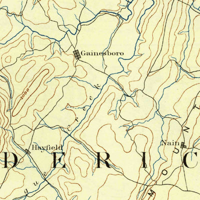 United States Geological Survey Winchester, VA-WV (1894, 125000-Scale) digital map