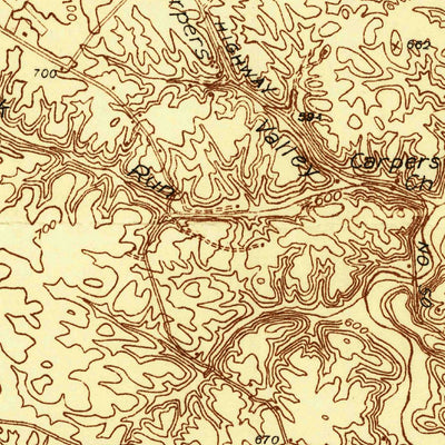 United States Geological Survey Winchester, VA-WV (1938, 48000-Scale) digital map