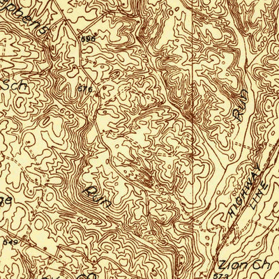 United States Geological Survey Winchester, VA-WV (1938, 48000-Scale) digital map