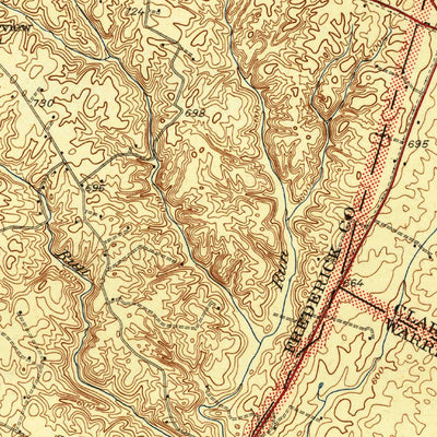 United States Geological Survey Winchester, VA-WV (1942, 62500-Scale) digital map