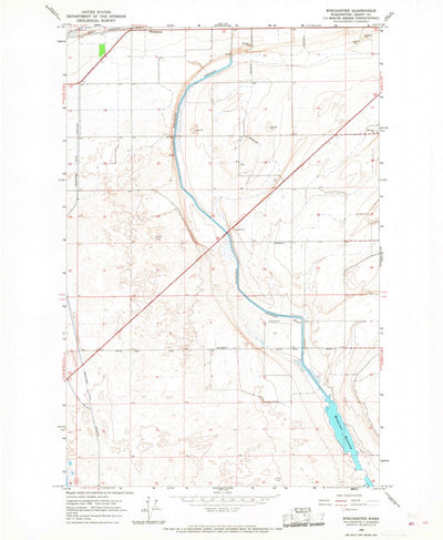 United States Geological Survey Winchester, WA (1966, 24000-Scale) digital map