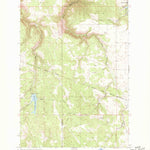 United States Geological Survey Winchester West, ID (1968, 24000-Scale) digital map