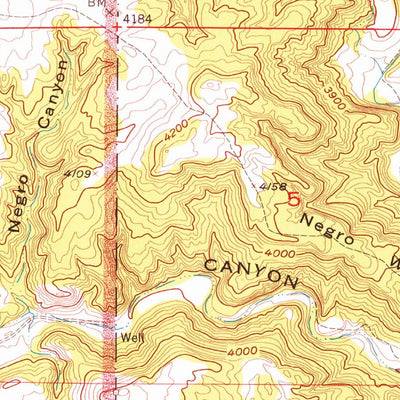 United States Geological Survey Wind Cave, SD (1957, 24000-Scale) digital map