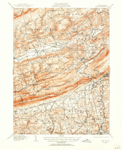 United States Geological Survey Wind Gap, PA (1914, 62500-Scale) digital map