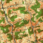 United States Geological Survey Wind Gap, PA (1943, 62500-Scale) digital map