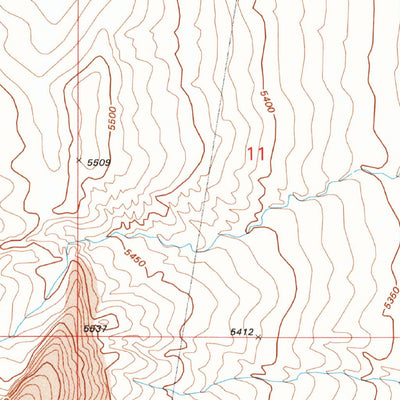 United States Geological Survey Wind Mesa, NM (1991, 24000-Scale) digital map