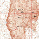 United States Geological Survey Wind Mesa, NM (1991, 24000-Scale) digital map