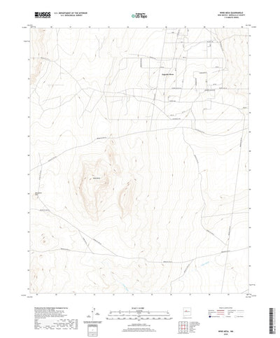 United States Geological Survey Wind Mesa, NM (2020, 24000-Scale) digital map