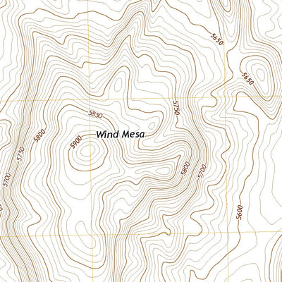 United States Geological Survey Wind Mesa, NM (2020, 24000-Scale) digital map